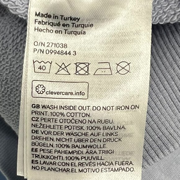 💙 H&M Be Kind It’s All Good Graphic Short Sleeve Sweatshirt – Size L - Picture 7 of 9